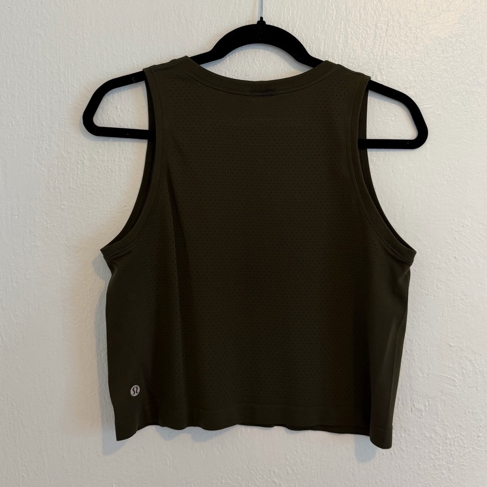 Lululemon green tank top